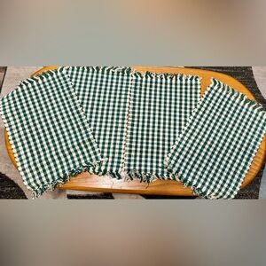 NEW 4 Handwoven, 13” X 9” Placemats,  IHC Home Interiors,100% Cotton, Made India